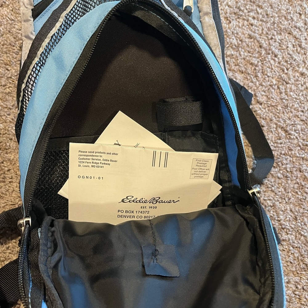 Eddie Bauer Backpack Small New Blue - Picture 10 of 10